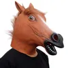 Party Masks Halloween Mask Cosplay LaTex Horse Head Animal Suit Dog 230721 juni