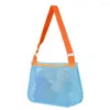 Sacs à provisions Enfants Portable Mesh Bag Enfants Jouets Stockage Natation Grande Plage Eco Femmes Cosmétique Maquillage