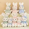 Cartoon cute doll rabbit embroidery Stuffed toy sleeping doll children gift