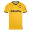 23 24 Wolves Home Soccer Jerseys RAUL SEMEDO NETO HEE CHAN Wanderers J OTTO PODENCE GIBBS HEE CHAN Wolverhampton 2023 2024 Football Shirts Hommes Enfants Kit uniforme