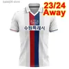 Fans Tops Tees 23 24 Ligue de Corée Suwon FC Maillots de football pour hommes Domicile Bule Extérieur Maillot de football blanc Uniformes à manches courtes T230720