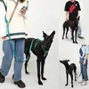 Dog Collars Leashes Mysudui No Pull Harness Adjustable Leather Pet Vest for Easy Walking with 2 Leash Clips Small Medium Large Dogs 230720