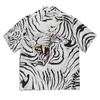 Męskie koszule zwykłe nadruk tygrysa wacko maria damens 1 wysokiej jakości koszula Aloha top Tshirt Summer krótkie rękaw 230720