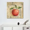 Arte abstrata contemporânea em tela La Pomme texturizada pintura a óleo feita à mão para decoração de parede