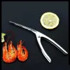 Stainless Steel Shrimp Peeler Prawn Shrimp Deveiner Fishing Knife Lobster Shell Remover Peel Device Kitchen Seafood Tools LL