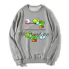 Herren Hoodies Sweatshirts Super Smash Bros Farting Yoshi Hoodie Männer Unisex Sportswear Pullover Pullover Fleece Sweatshirt Anime Hip Hop Harajuku x0720