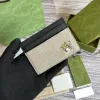 Najwyższej jakości uchwyty na kartę Modne Nowe projektant Portfele Wysokie małe torebki uchwyt na karty Portfel skórzany portfela