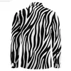 Camisas Casuais Masculinas Camisas Casuais com Padrão de Zebra Camisas Masculinas com Estampa de Listras de Animais Africanos Camisa de Manga Longa Blusas da Moda Y2K Top Gráfico de Outono Plus Size L230721