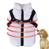 Dog Apparel Sweaters For Small Dogs Cotton Fleece Adjustable Clothes Built-in Chest Strap Jackets Fabric