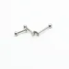 Labret Ring Lip Stud Bar Surgical Steel 16 Gauge Popular Body Jewelry Cartiliage Tragus Monroe Piercing Chin Helix Ball 16G205E