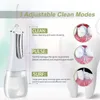 الشفاف الكهربائية شطف الأسنان أداة مقاومة للماء الجمال الأسنان أداة رعاية عن طريق الفم جهاز المياه
