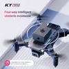 KY912 Mini RC Drone 4K Dual Camera 360 ° Уклонение от препятствий пульт дистанционное управление складываемым портативным квадрокоптер детской игрушки Kids Kids подарок