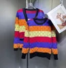 23GGSS NOWOŚĆ SWEATERS Modna Knitwear Kobiety z długim rękawem Kobiety swobodny projektant Sweters S-xl