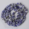 3-5MM Naturstein Unregelmäßige Form Freeform Chip Perle Tigerauge Amethysten Achate Lapis Für Schmuck Machen DIY armband Halskette