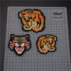 15pcs Tiger Head Applique Embroidered Patches iron On Patch Lace Motifs Decorated266L