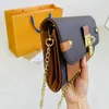 Original varumärkesdesigner axelväska kvinnor kedja väska med lås crossbody väska lobazhag8925