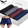 4 Stück Herren-Unterwäsche, Boxershorts, Herren-Boxershorts, Herren-Boxershorts, Unterhosen, Calzoncillos, Bambusfaser-Mesh, lose Designer-Unterhosen, 201009273r