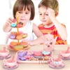 Cuisines Jouer Nourriture Filles Jouets DIY Faire semblant Jouer Jouet Simulation Thé Nourriture Gâteau Ensemble Jouer Maison Cuisine Après-midi Thé Jeu Jouets Cadeaux Pour Enfants Enfants 230720