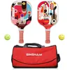 Tennis Rackets Pickleball Paddles Set Graphite Carbon Surface Honeycomb Core Pickleball Rackets Suitable for Beginners of All Ages 230720