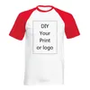Camisetas masculinas de verão raglã de manga curta com decote em bico camiseta estampada em 3D personalizada sua camiseta exclusiva faça você mesmo blusas de tamanho grande 230720