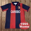 Fans Tops Tees 1995 Bologna Retro-Fußballtrikot #3 #9 Heim-Kurzarm-Fußballtrikot T230720