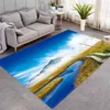 Dywany 3D dywan naturalny sceneria drukowana dywan salon duży dywan krajobrazowy sypialnia antypoślizgowa dekoracja maty tapete sala r230720
