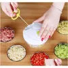 Meat Poultry Tools Kitchen Mtifunction Food Chopper Garlic Cutter Vegetable Slicer Speedy Manual Grinder Drop Delivery Home Garden Dhadr