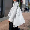 Camicette da donna VANOVICH Camicia bianca ampia e irregolare Collo a polo Primavera Estate Stile coreano Moda Vintage Temperamento Casual
