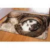 Tapijten Retro Fun Vloermat Waterdicht Grappige Leuke Kat Puppy Gedrukt Patroon Vloermat Slaapkamer Tapijt antislip Keuken Badkamer Alfombras R230720