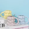 Tasses Creative Mug Ins Mignon Tasse En Céramique Bureau À Domicile Petit Déjeuner Lait Haute Beauté Ballon