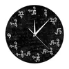 Wandklokken Math Equation Clock 9s Formulas Modern Hanging Watch Home Classroom Art Decor
