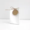 Emballage Cadeau 25/50 Pcs Rétro Kraft Papier DIY Cadeau Sac Bijoux Cookie Faveur De Mariage Boîte De Bonbons Emballage Alimentaire Sac Avec Corde Fête D'anniversaire Décor 230720