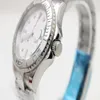 Man Automatyczne mechaniczne zegarek Srebrny Złotość Wysoka jakość Deluxe 116710 Biała powierzchnia podwójna kalendarz 40 mm Buckle203a