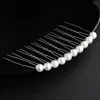 Hair Clips 20PCS Pearl Pins Women Bridal Jewelry Accessories Silver Color Head Decoration Ornament For Wedding