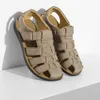 Ledersandalen Freizeiter Männer Bequemer Sommerschuhe #S206-5 230720 318 976