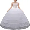 High Quality Women Crinoline Petticoat Ballgown 6 Hoop Skirt Slips Long Underskirt for Wedding Bridal Dress Ball Gown184q