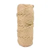 Cat Toys 4 6mm 50m Scratching Post Tree Toy Natural Jute Rope Twine Ed Cord Macrame String Diy Craft Handmade Decor274f