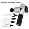 Helkroppsmassager Phoenix A2 Massage Gun Professional Vibration Massage Machine Electric Health Care Body Muscle Relief Pain Treatment Low Noise 4 Head 230720