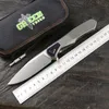 Green Thorn Lochsa Klappmesser M390 Klinge TC4 Griff aus Titanlegierung, Outdoor-Camping und Angeln, praktisches Obst-EDC-Werkzeug