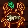 New Tat tire Neon Beer Sign Bar Sign Real Glass Neon Light Beer Sign Corona Big Crab Art Light Neon 16x14228o