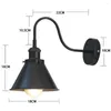 Lampada da parete Vintage Retro Loft Warehouse Sconce Light Camera da letto Ristorante Pub Corridoio Porta d'ingresso Cafe Cirrodor Portico AC90-260V