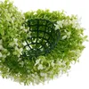 Decorative Flowers Ceiling Artificial Plants Ball Indoor Topiary Fake Grass Adornment Plastic Faux Boxwood Outdoor Balls Pendant