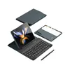 For Samsung Galaxy Z Fold4 Wireless Bluetooth Keyboard Capacitor Pen Fold 3 Holder Phone Case Film Integrated Anti Drop Protection Case