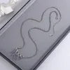 Chains VENTFILLE 925 Sterling Silver DNA ed Spiral Necklace For Women Personality Trendy Party Gifts Jewelry 2021 Drop277Q