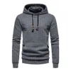 Mannen Truien Sweatshirts Lente Herfst Hoodie Holle Plaid Gewatteerde Katoen Stof Pullover Hooded Hoody Sweatshirt 230720