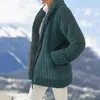 Giacche da donna 2023 Inverno Caldo Cappotto in pelliccia sintetica Cerniera Peluche Cardigan con cappuccio Giacca allentata Cappuccio Felpa Capispalla