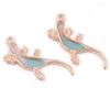 Charms Mini Order 10pcs Animal Gecko kształt złoty ton biżuterii