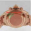 Top Quality Luxury Mans Watches Stainless Steel Bracelet Men's Rose Gold Watch 116505 Pink Dial 40mm Automatic Mechanical Men318x