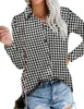 Vrouwen Blouses V-hals Sexy Luipaard Print Vrouw Blouse Casual Lange mouwen Button-up Tops Oversized Losse Mode Pak revers Shirt