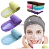Kafa Bantları Ayarlanabilir Geniş Saç Bandı Yoga Spa Banyo Duş Makyaj Yüzü Kozmetik Kafa Kadınlar İçin Kafa Bayanlar Makyaj Aksesuarları 10 C DHTS6